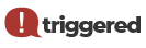 Triggered logo